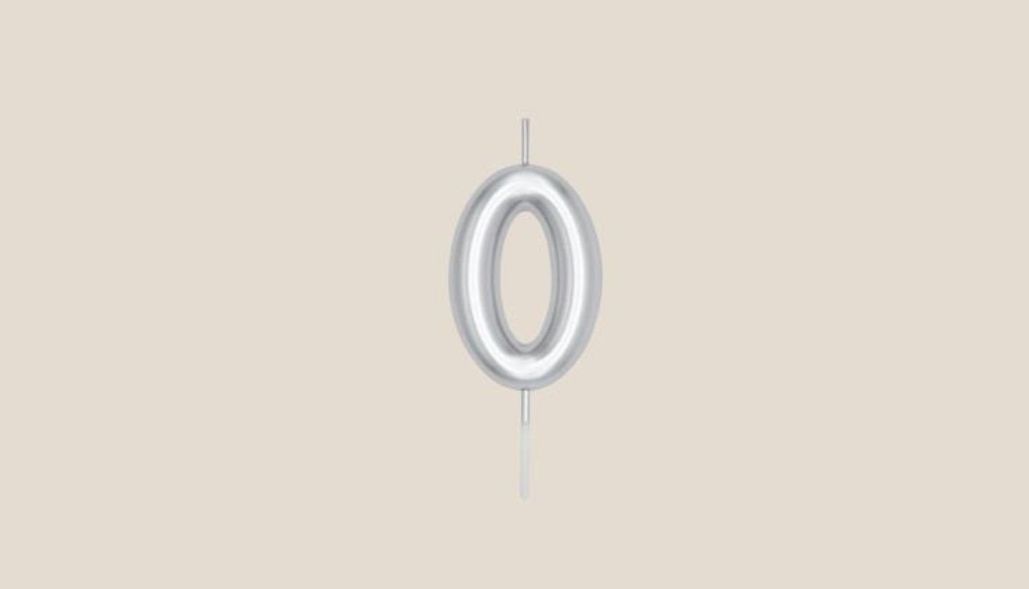Number 0 Silver
