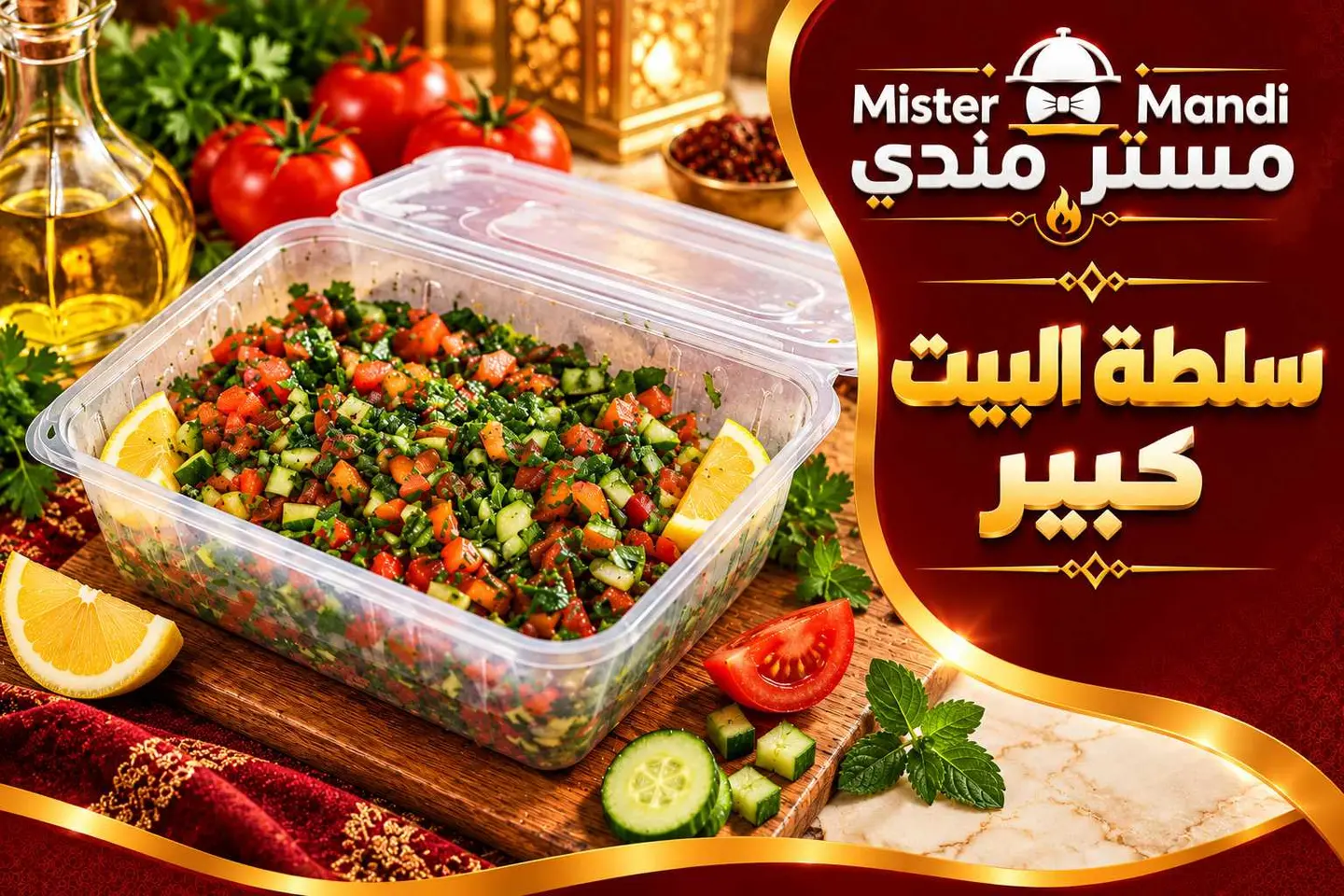 Albayt Salad With Olive Oil