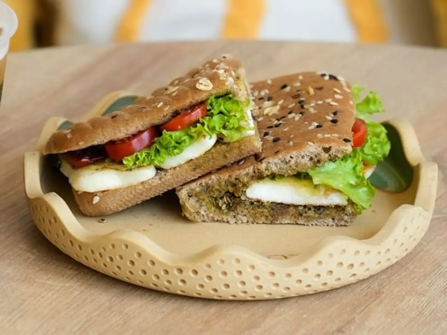 Halloumi Pesto Sandwich