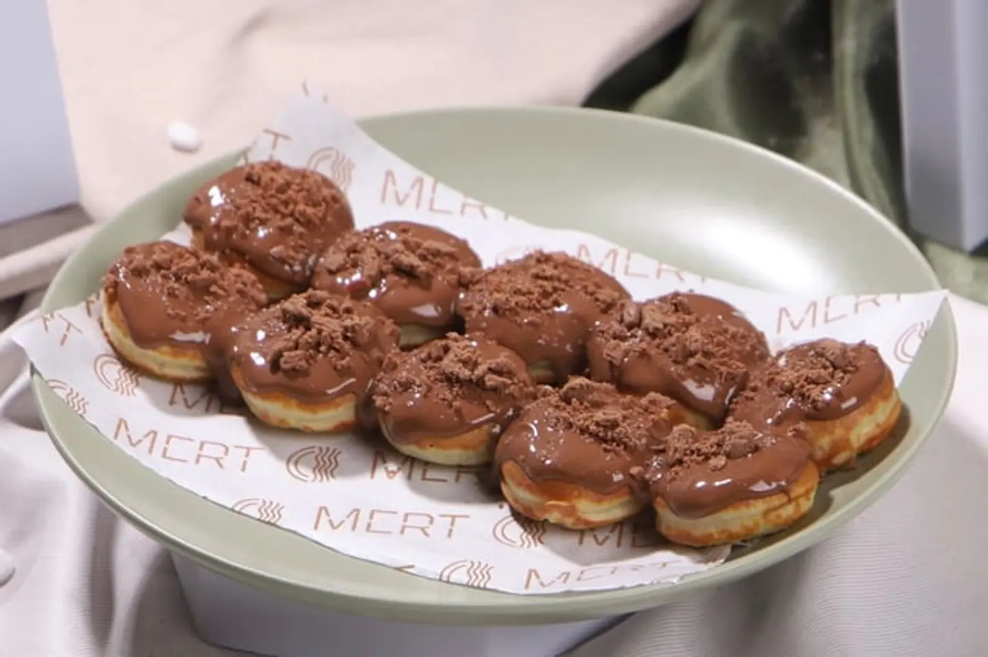 Chocolate Mini Pancakes