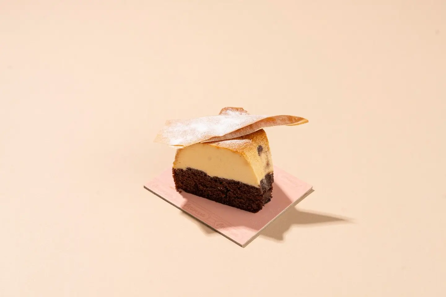 Choco Flan Slice