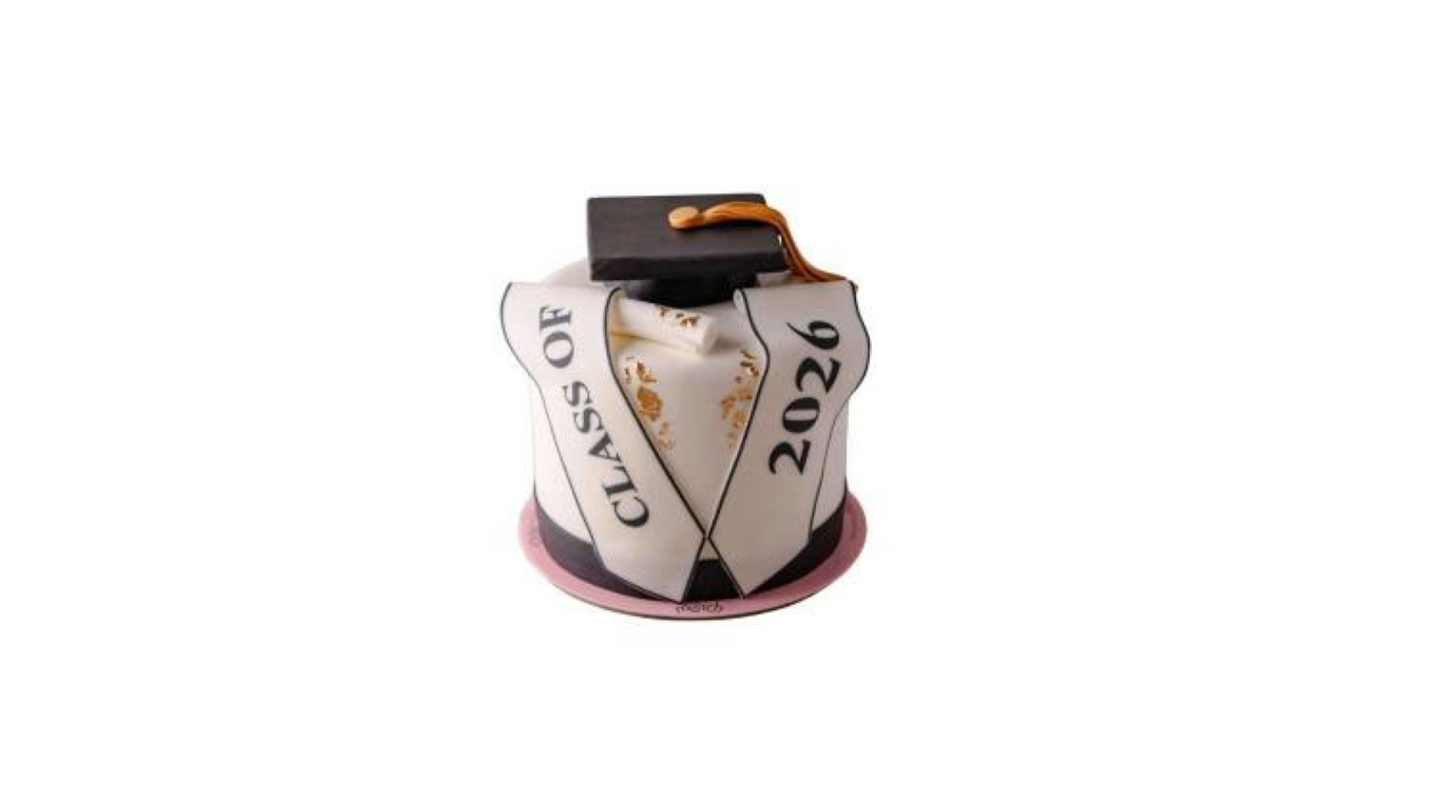 Graduation Cake Vanilla