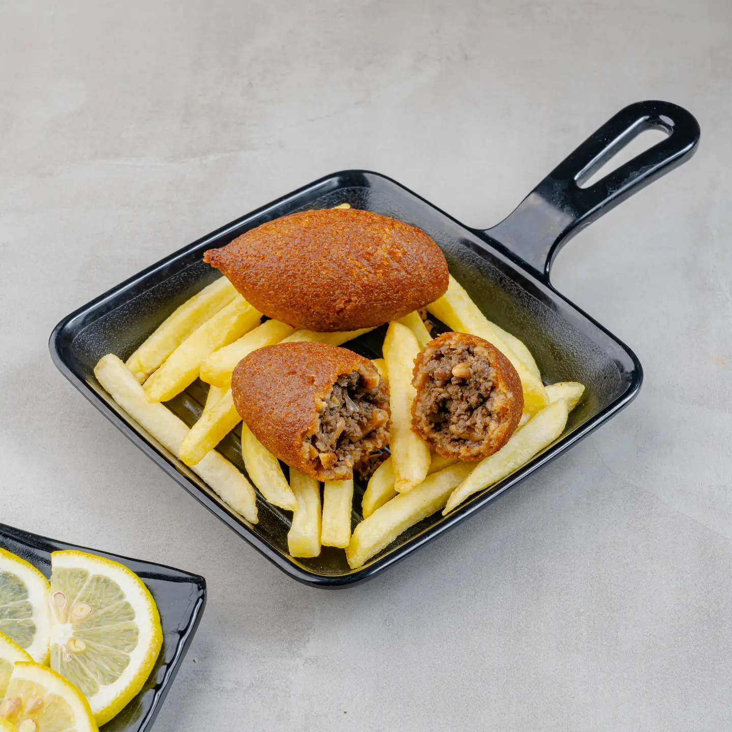 Fried Kibbeh With Meat