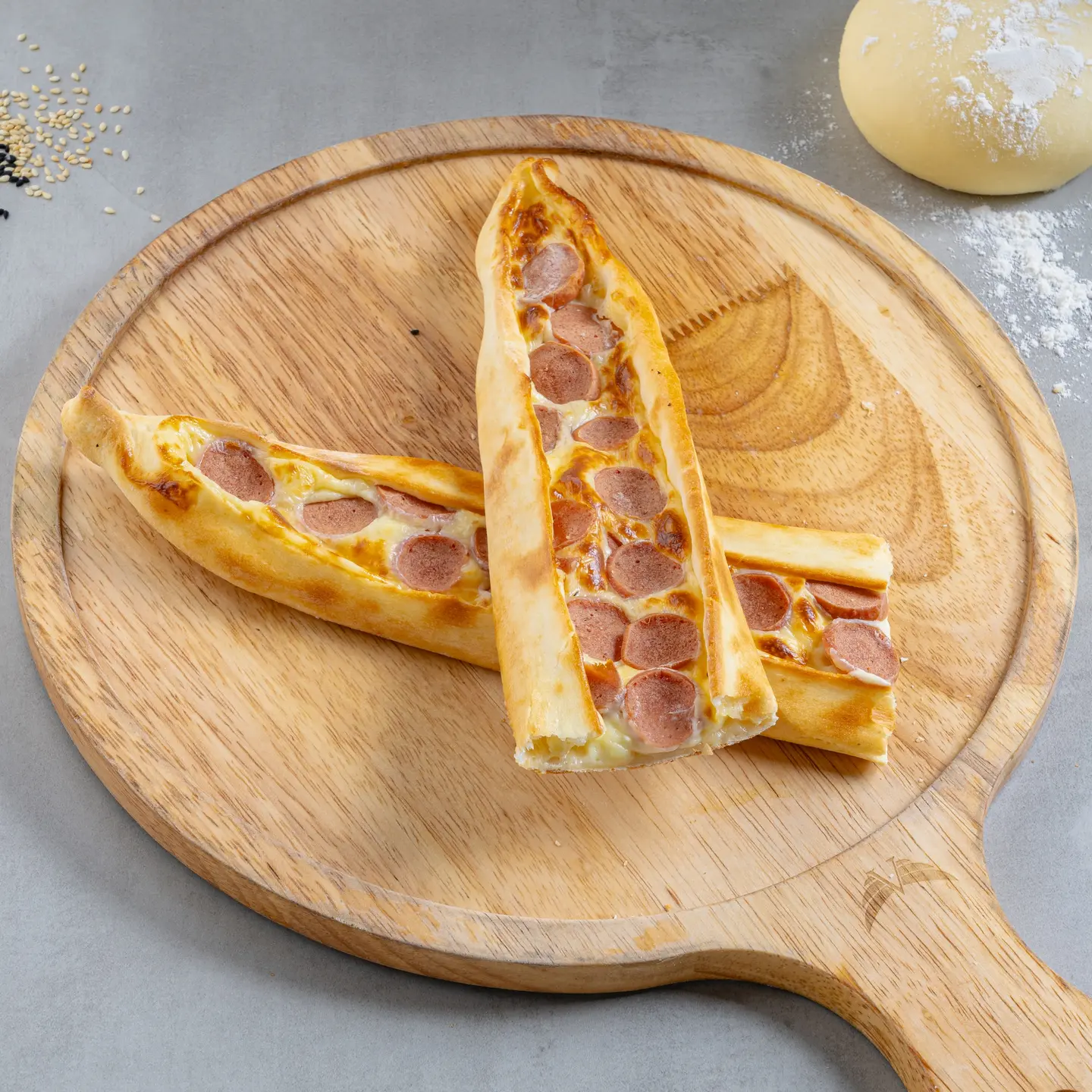 Hotdog Melted Cheese Pie
