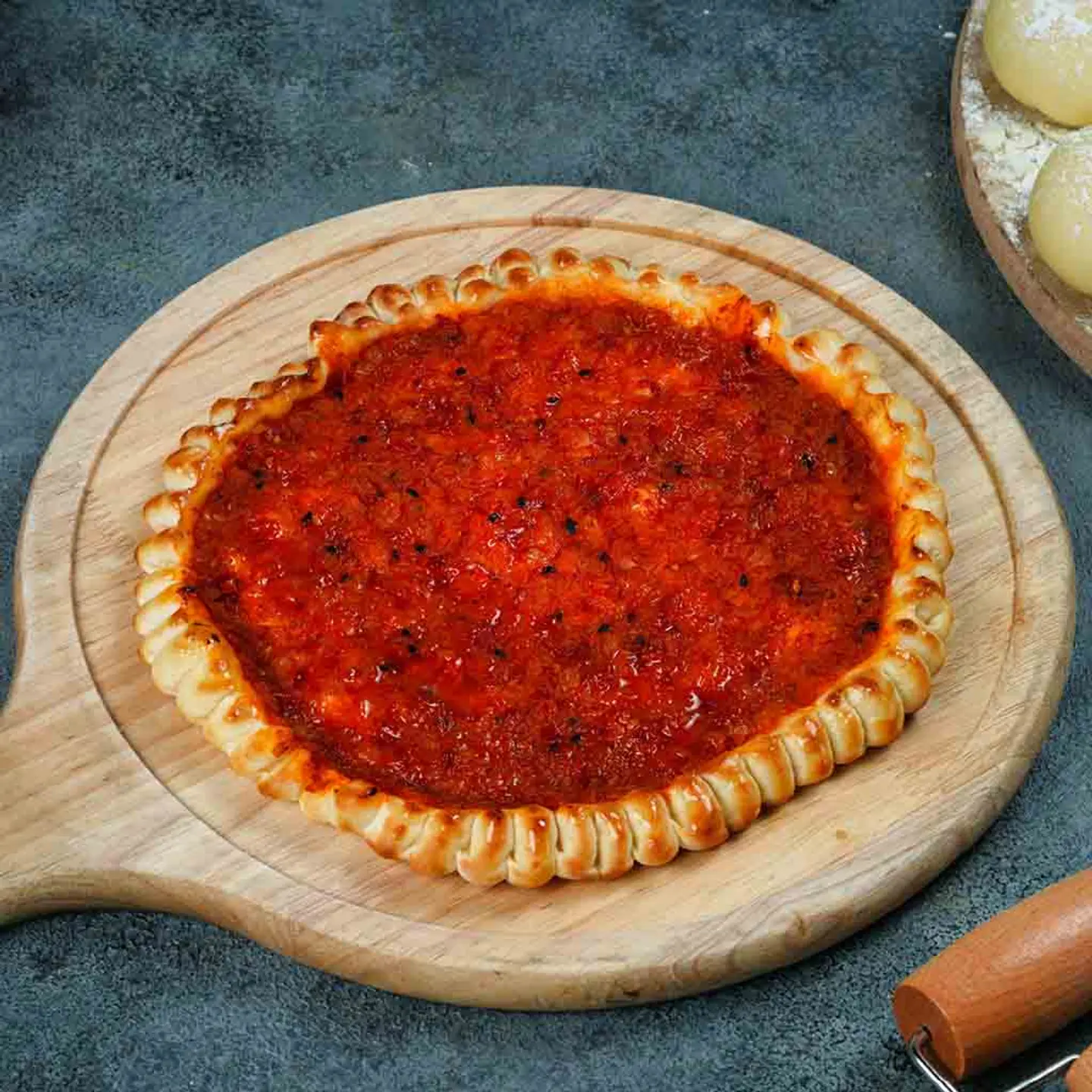 Tomato Muhammara Pie