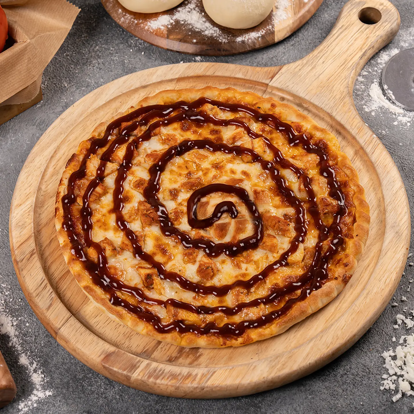 Meat Bbq Pizza