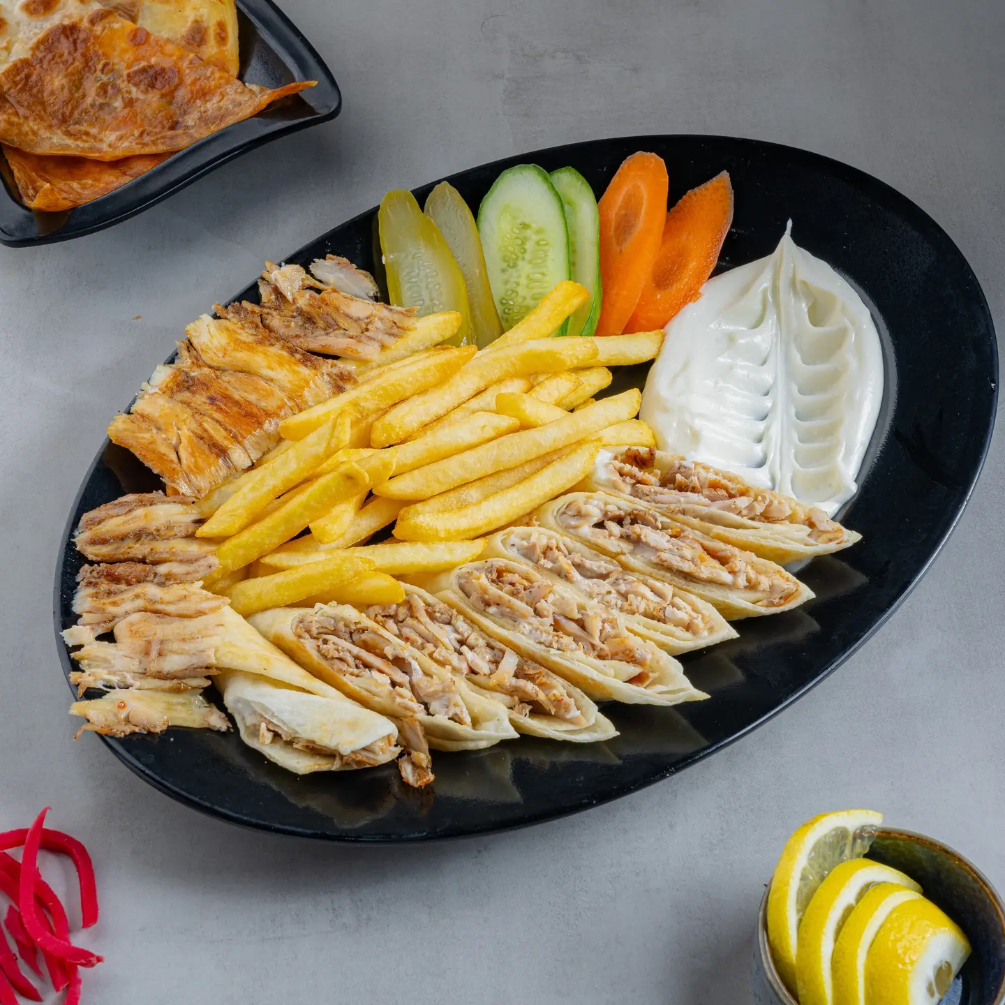 Double Arabic Chicken Shawarma