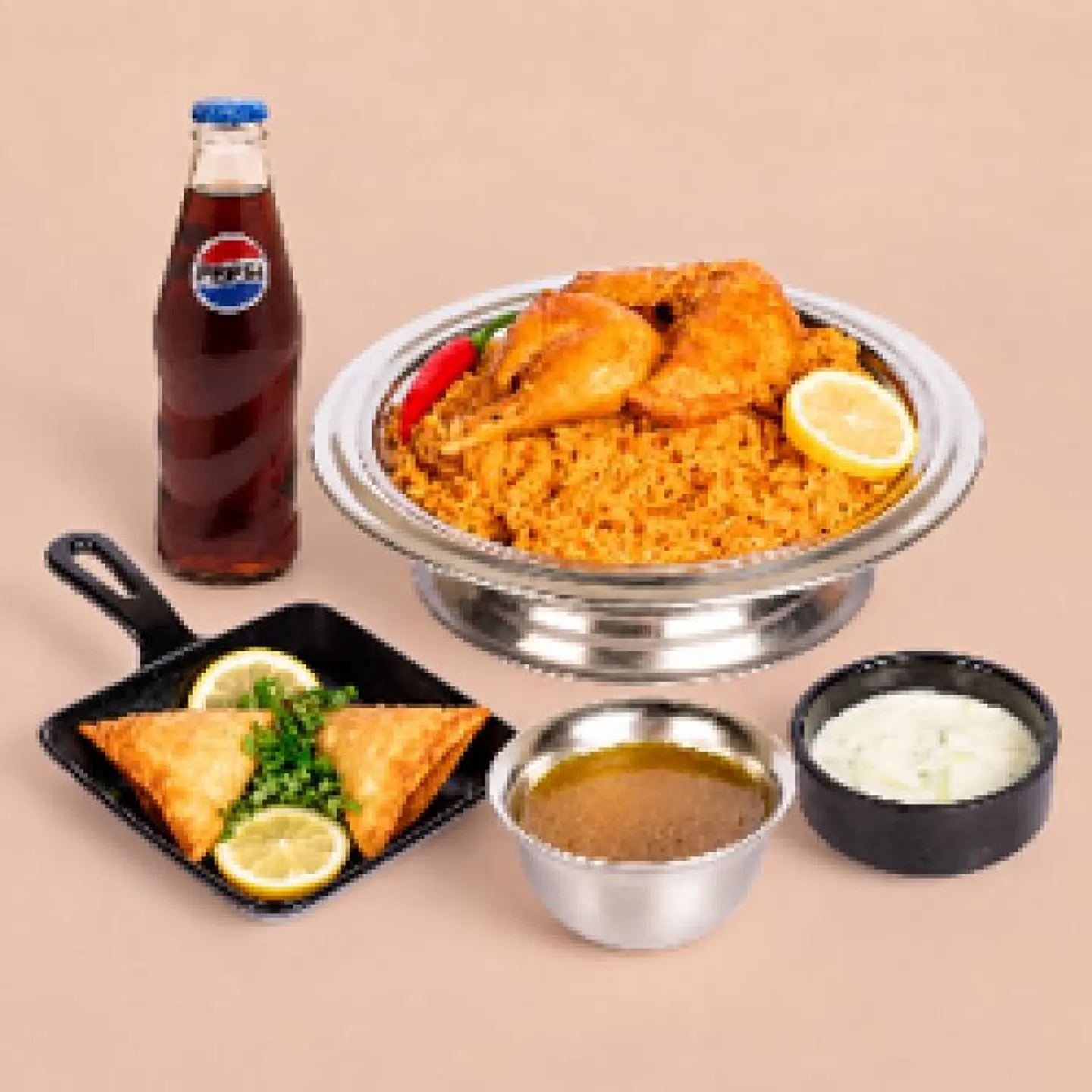 غداء مضغوط دجاج