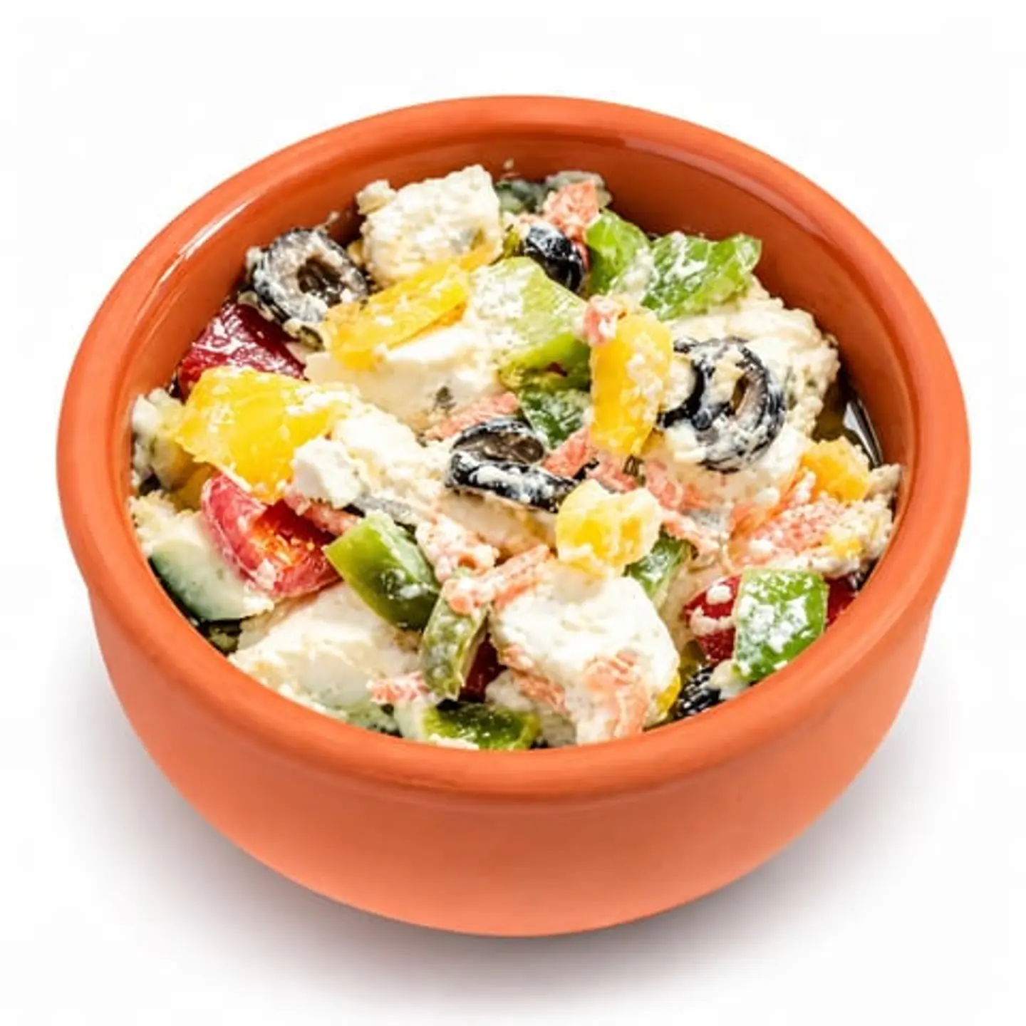 Cheese With Vegetables And Corn