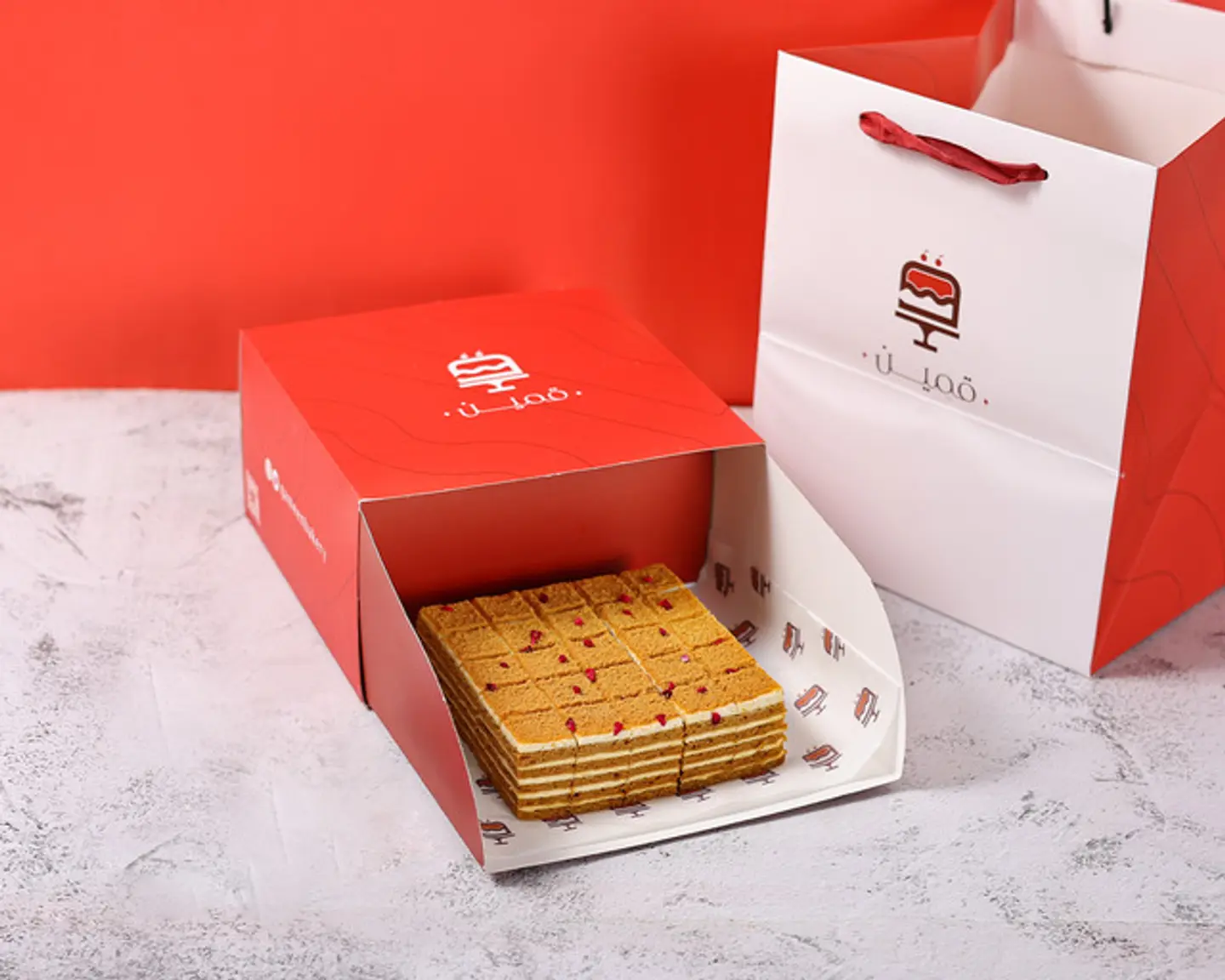 Small Medovic Bites Cake