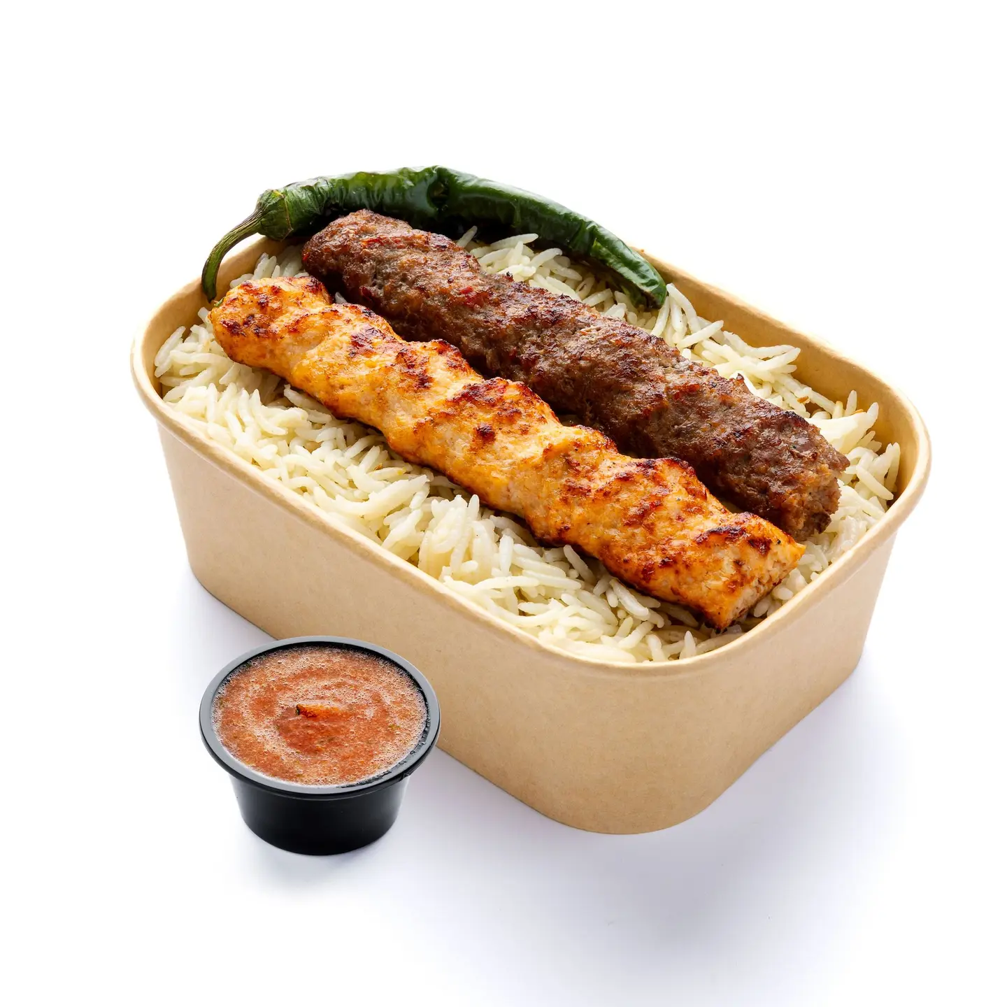 Mixed Rice Kebab