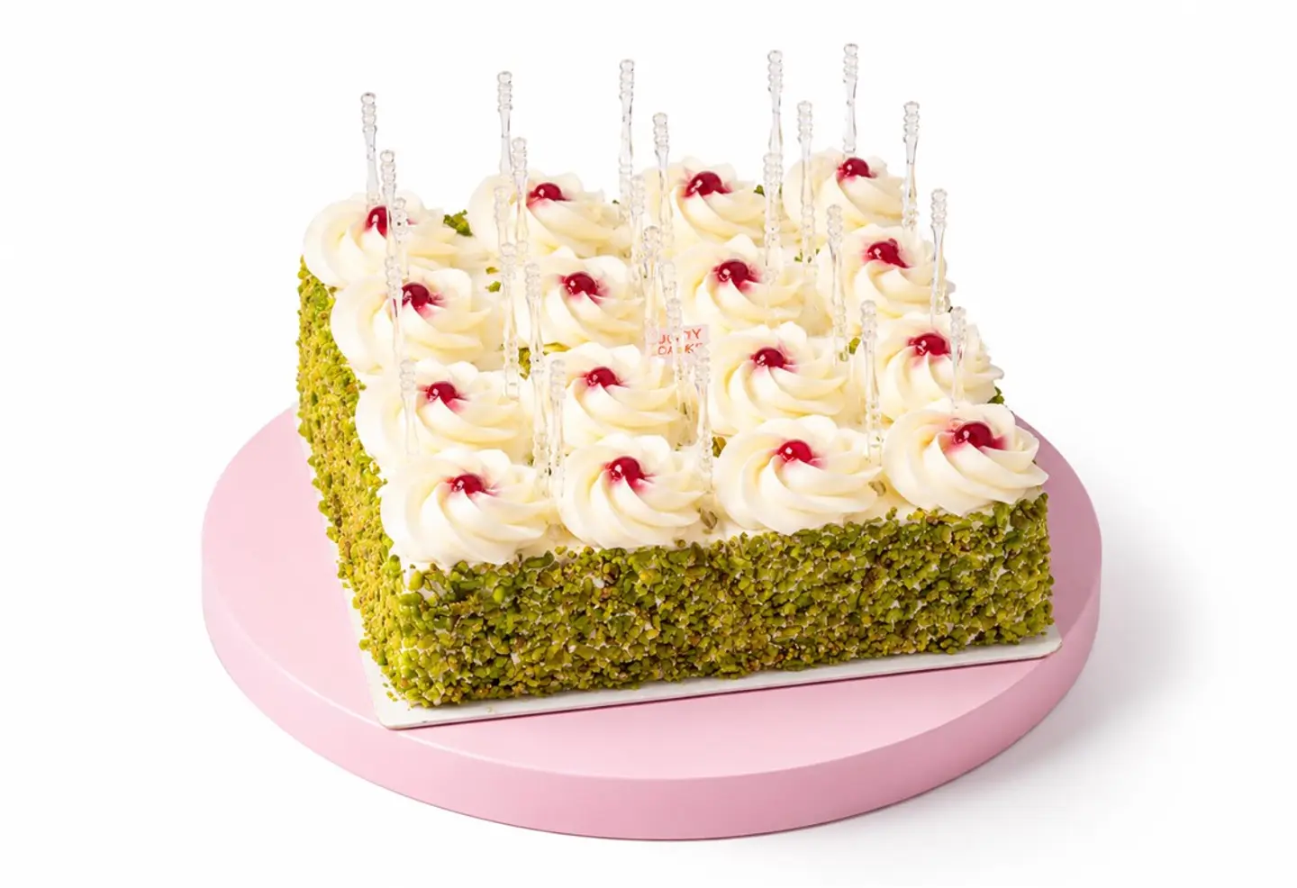 Pistachio Pomegranate Cubes