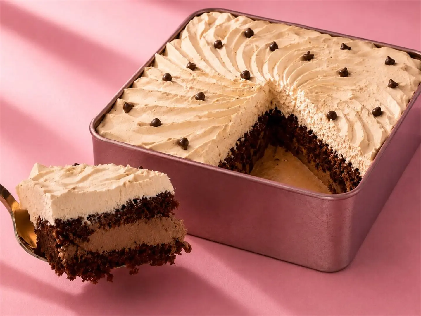 Chocolate Ice Cream Truffle Cake