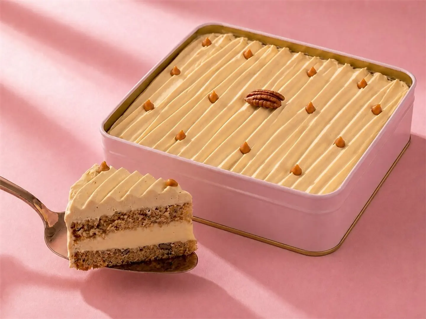 Pecan Ice Cream Cake