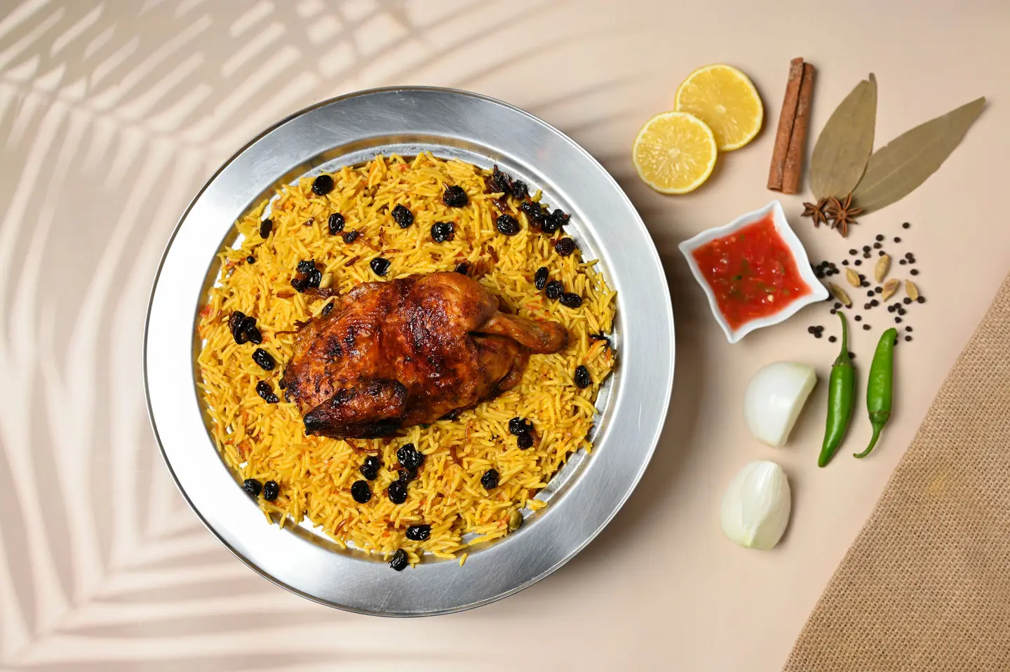 Half A Chicken Shawaya With Rice