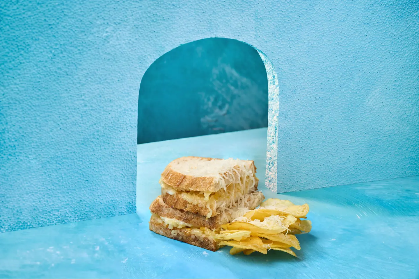 Grill Honey Cheese Sandwich