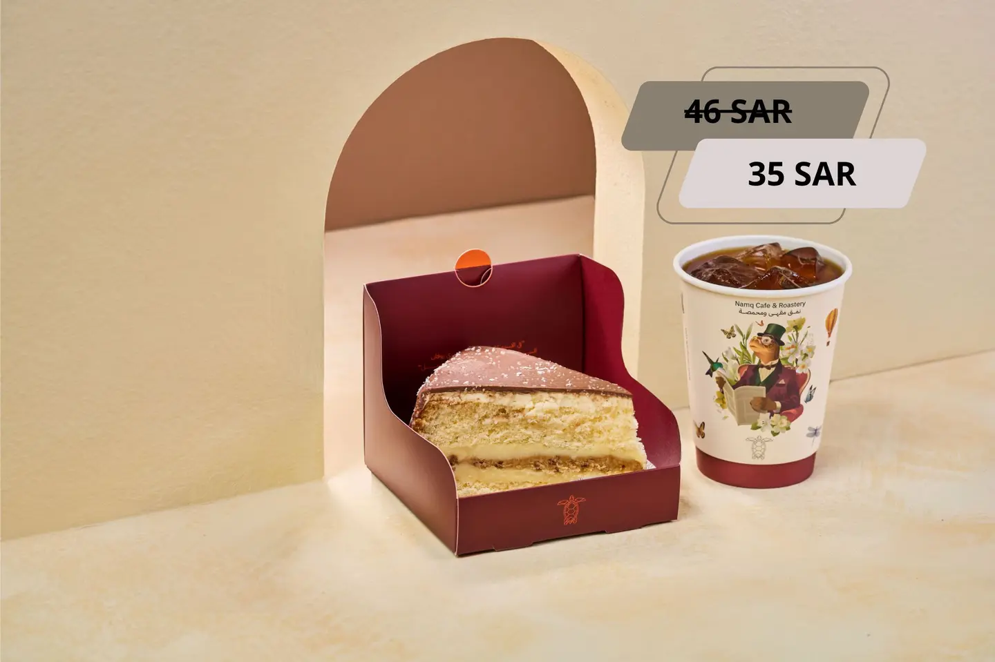 Coffee Of The Day With Coconut Cake