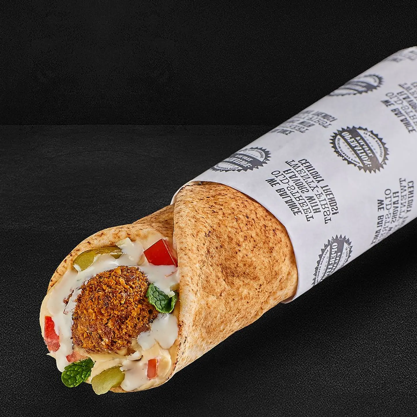 Fiery Falafel Pita