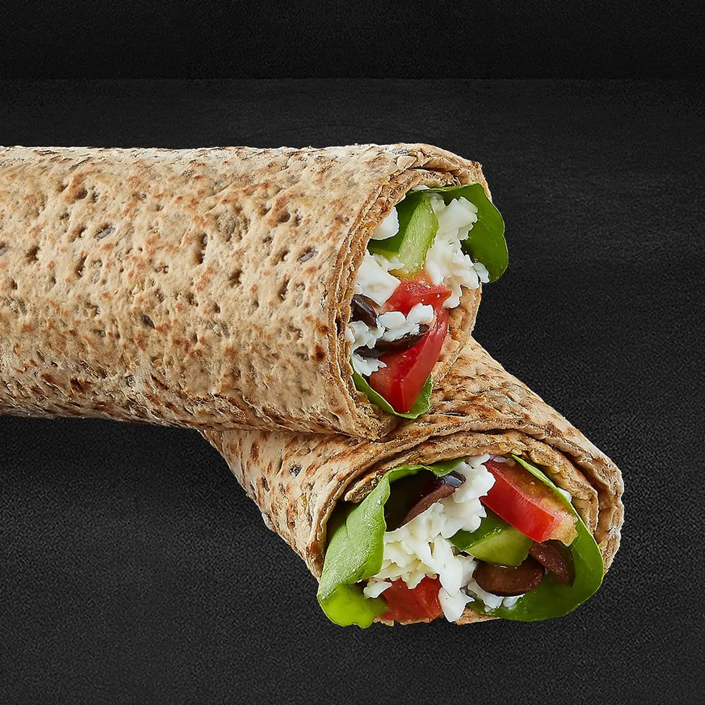 Light Halloumi Wrap