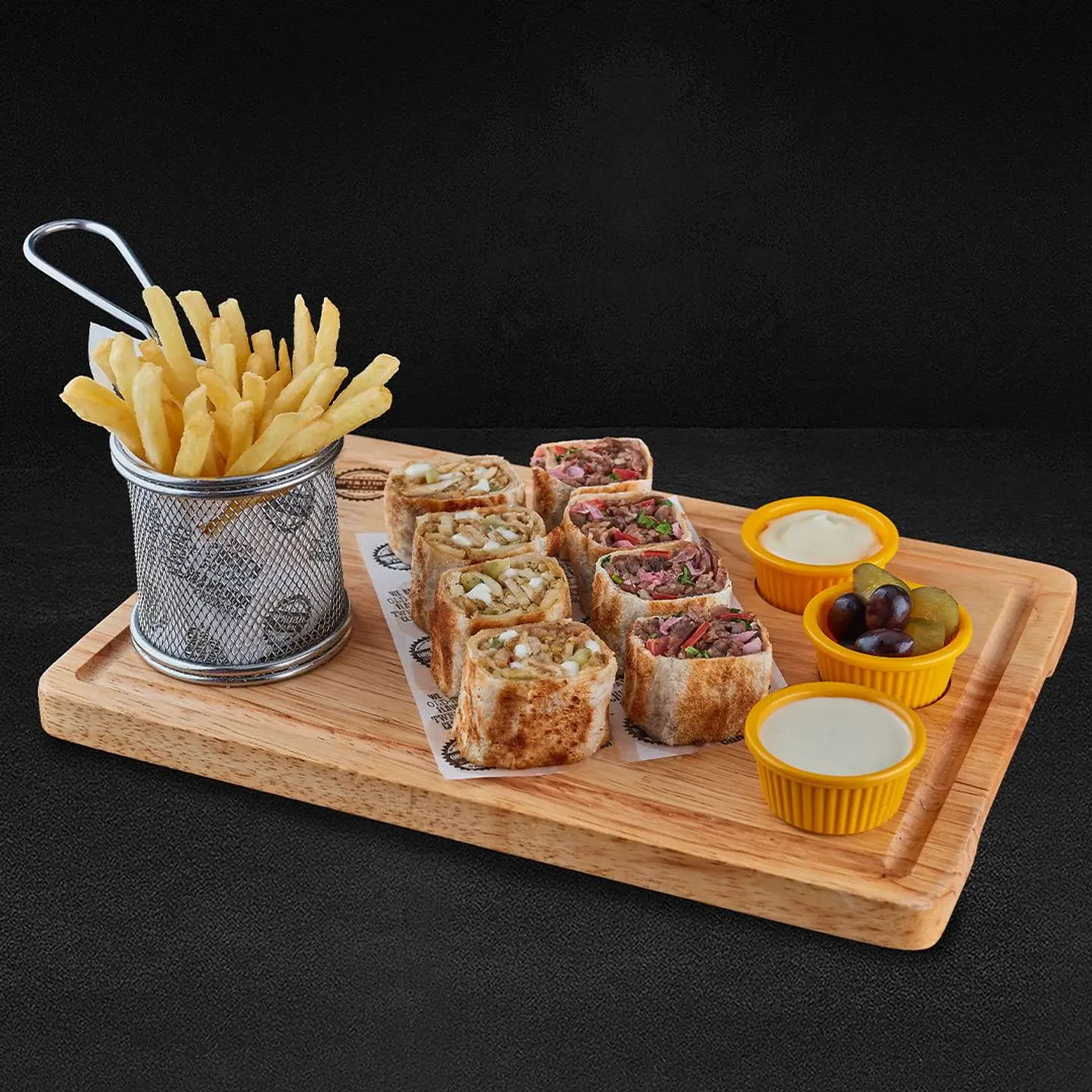 Mixed Shawarma Saj Platter