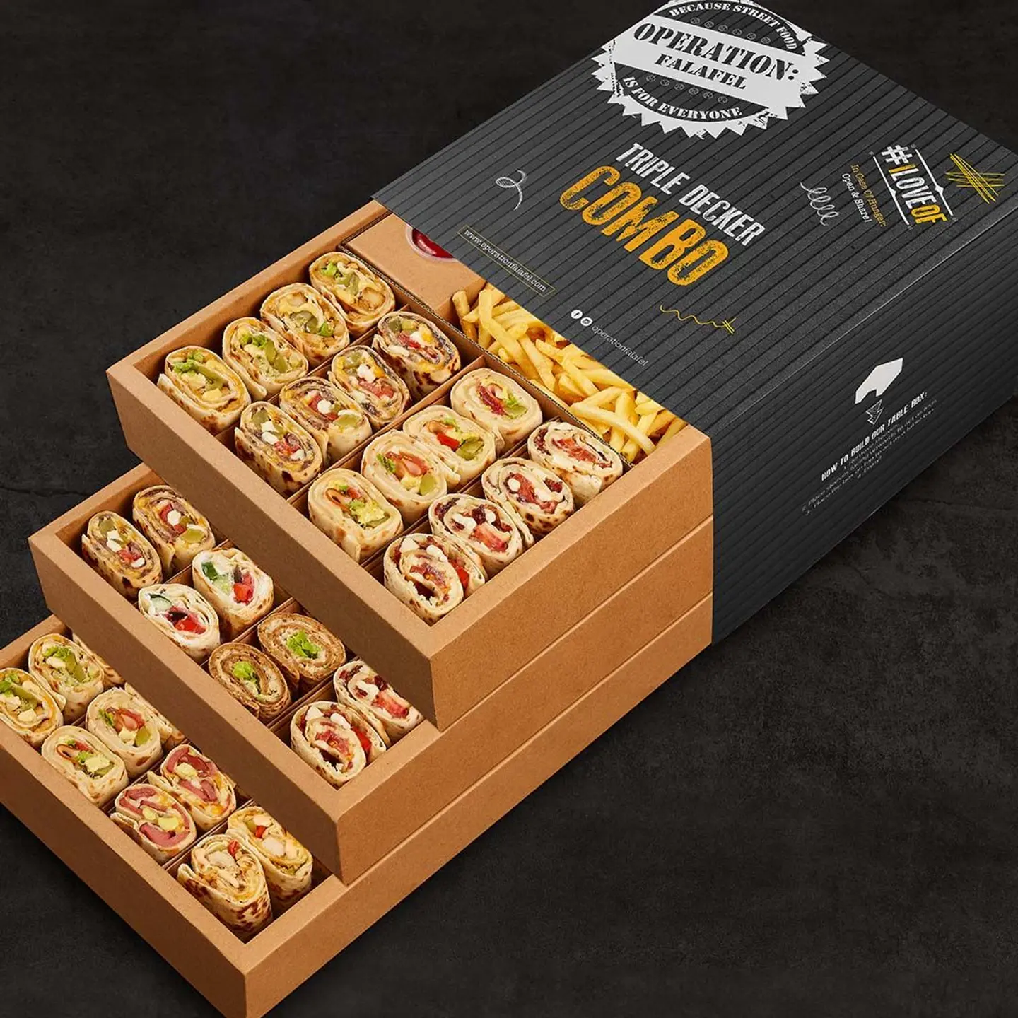 Wraps Triple Decker