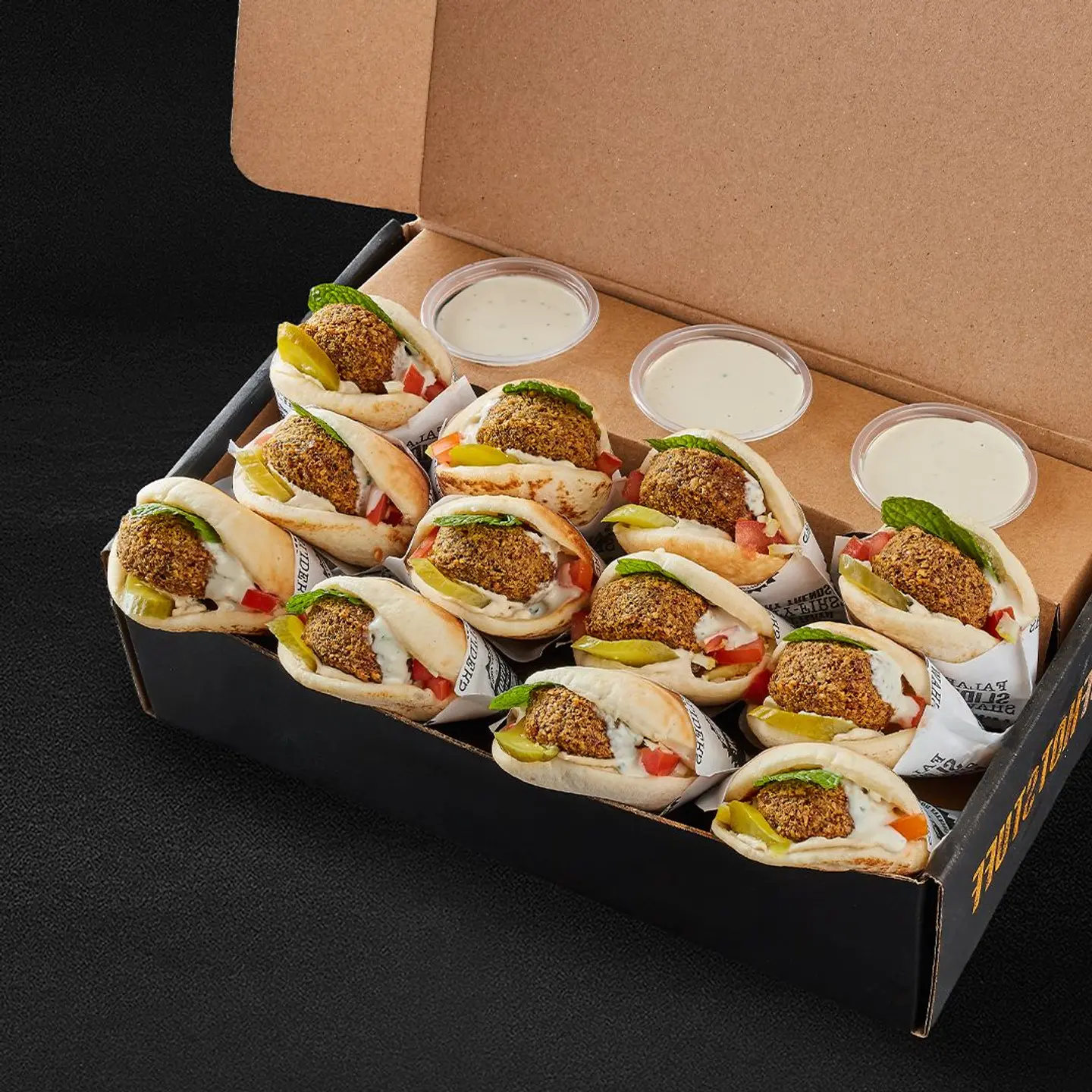 12 Pcs Falafel Sliders