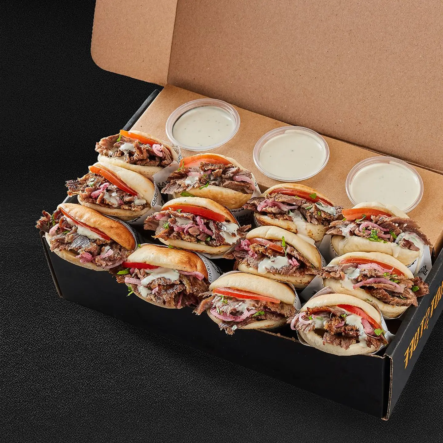 12 Pcs Beef Shawarma Sliders