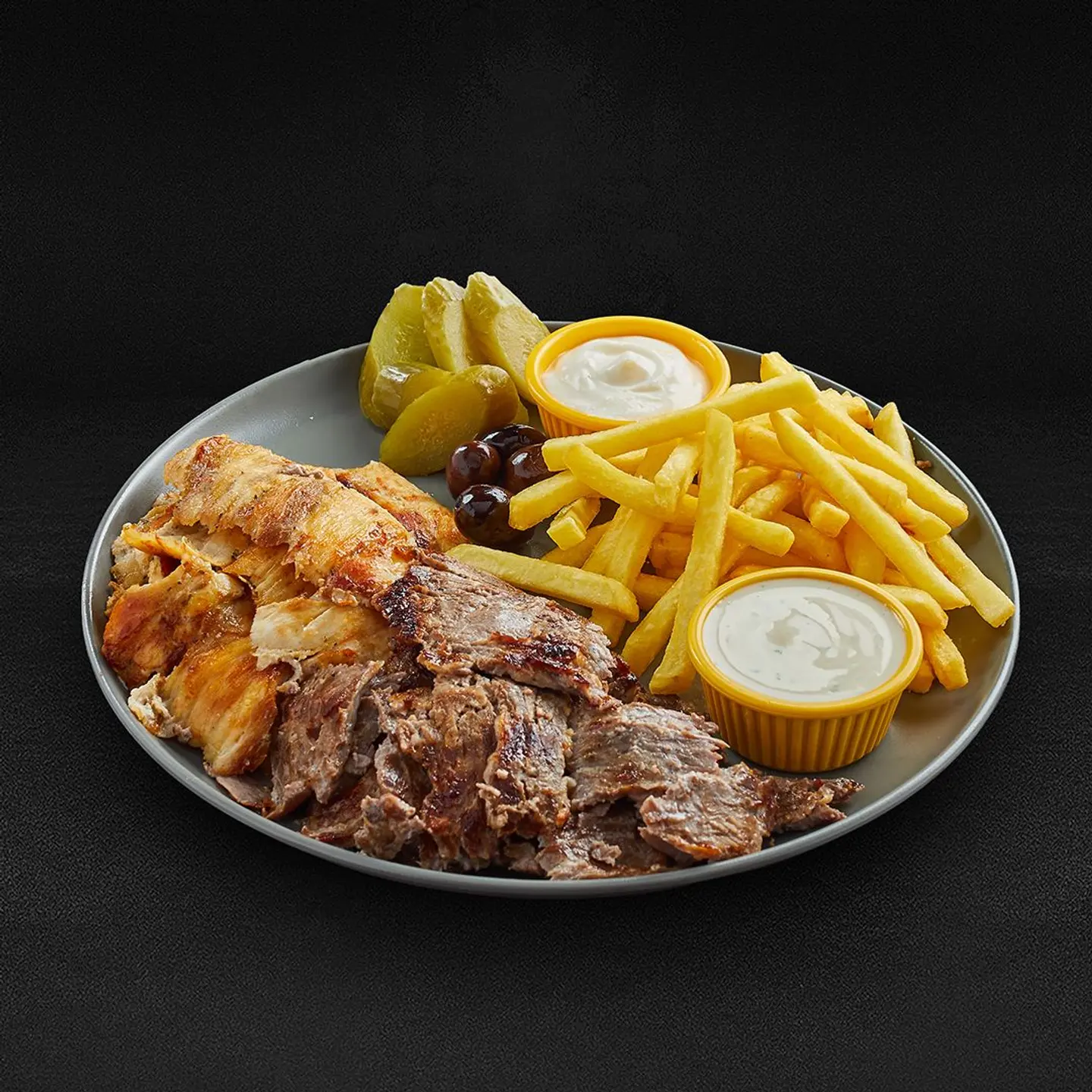 طبق شاورما مشكل مفتوح