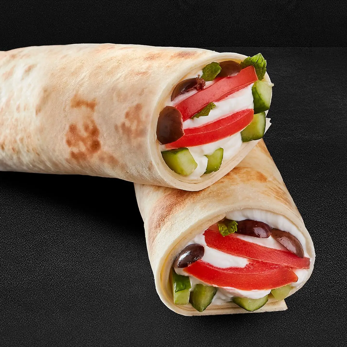 Labneh & Veggie Wrap