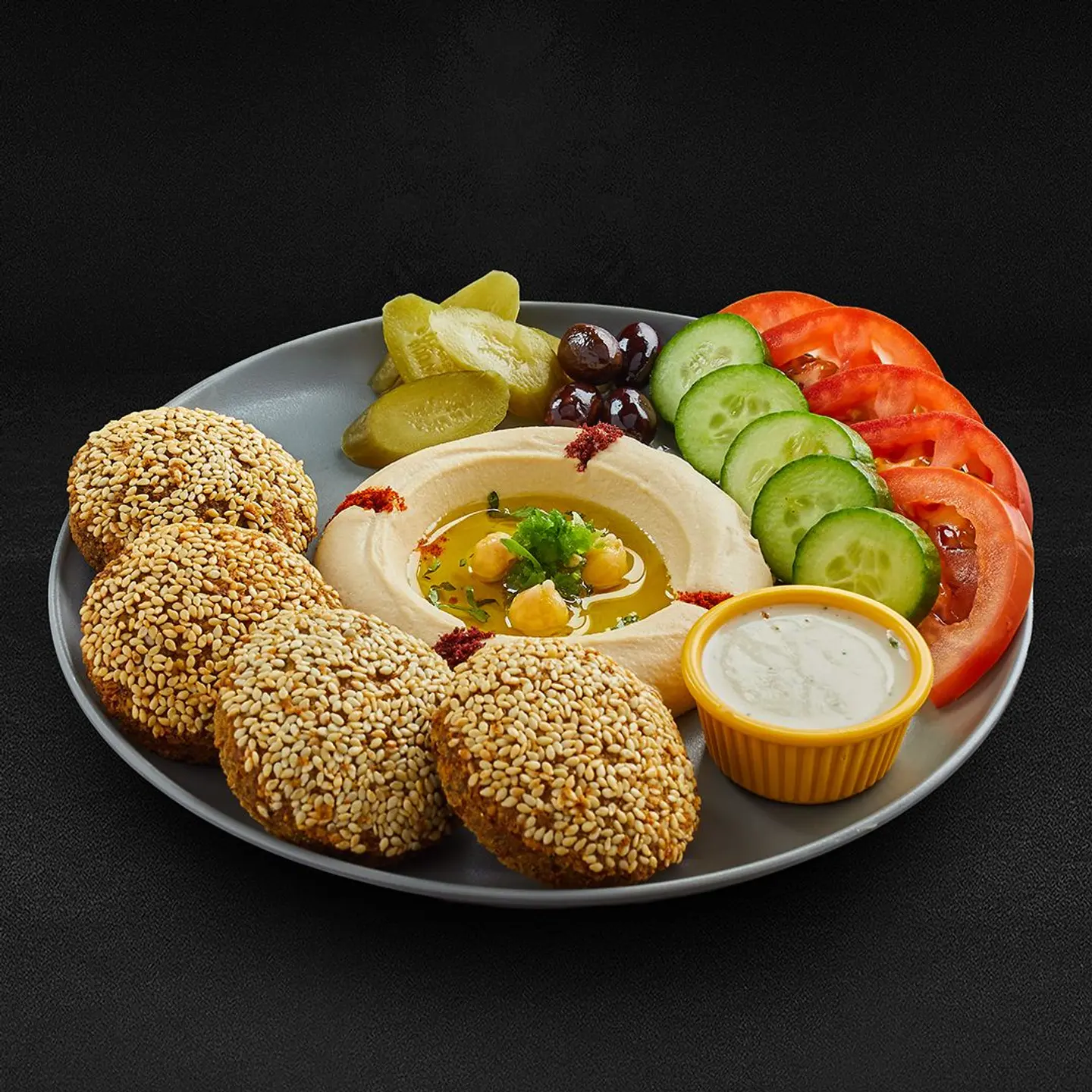 Stuffed Falafel Platter