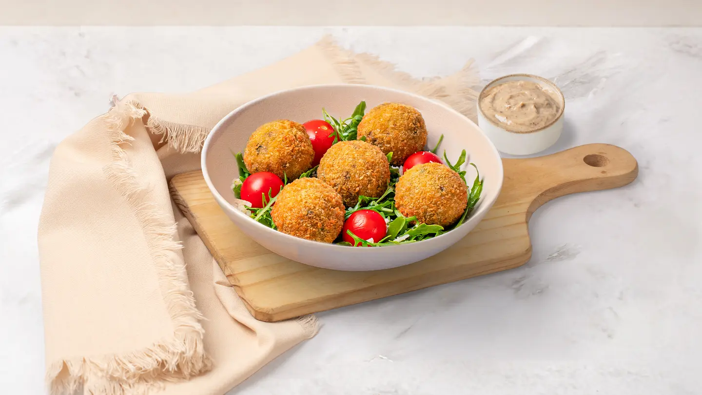 Mushroom & Saffron Arancini