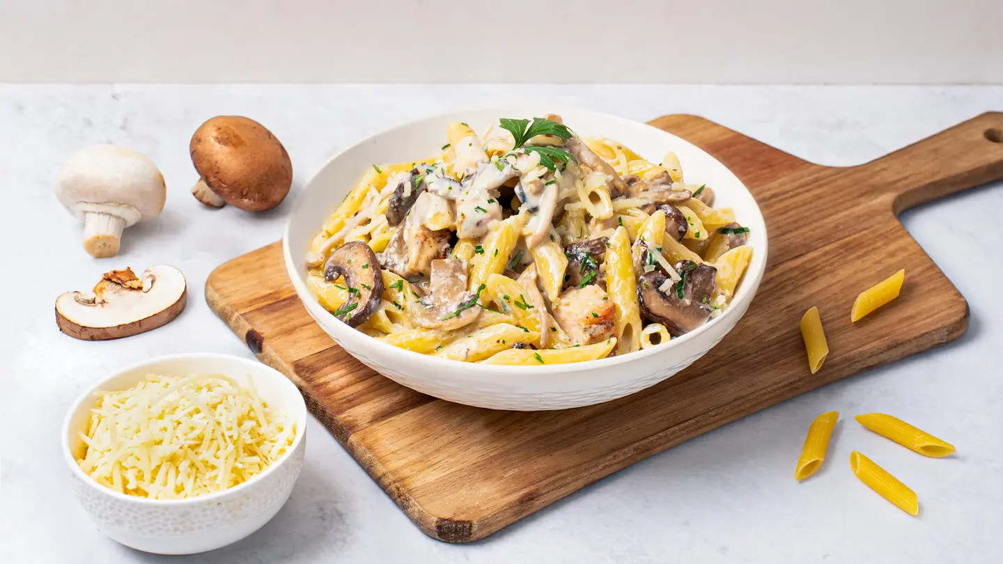 Chicken Penne Alfredo