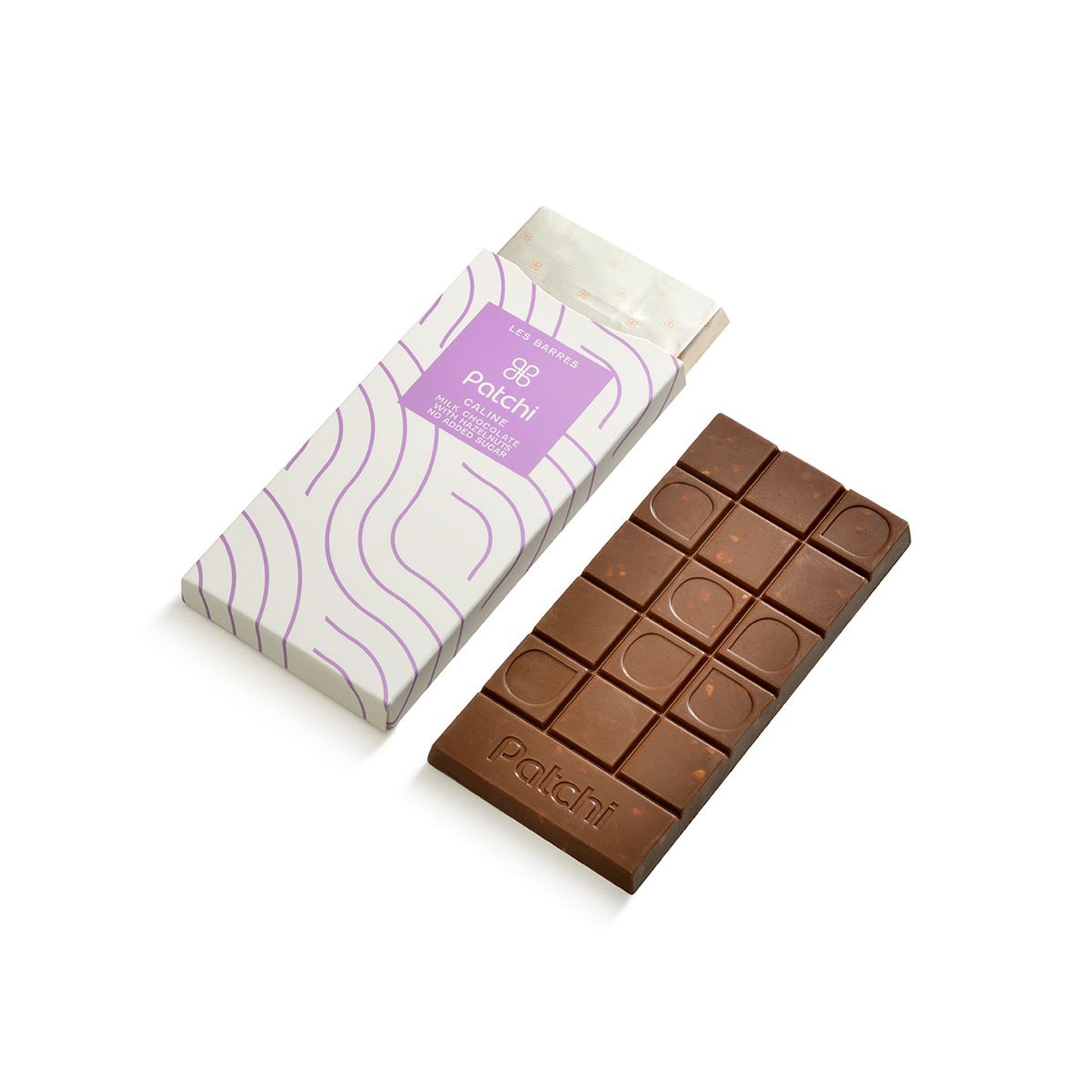 Caline Milk Chocolate Bar With Hazelnuts No Added Sugar 50g 007