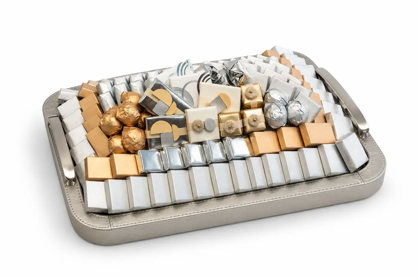 Silver Elegance Chocolate Tray