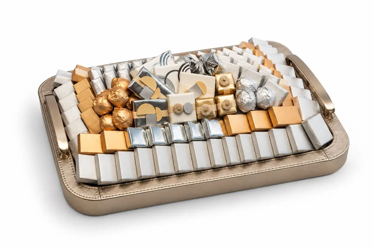 Bronze Elegance Chocolate Tray