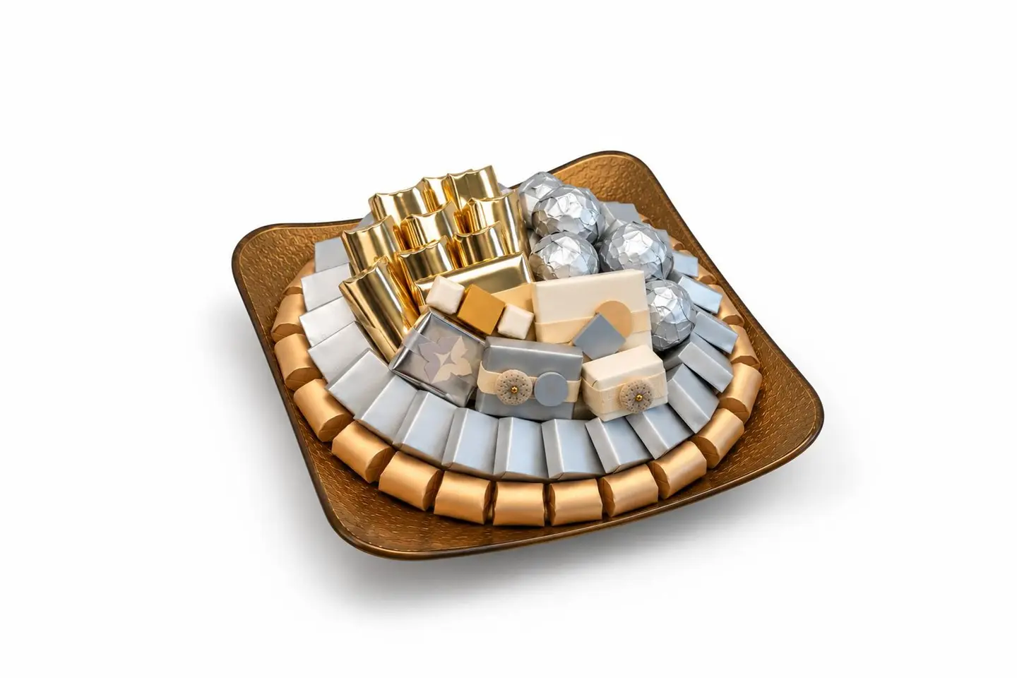 Golden Chocolate Celebration Plate