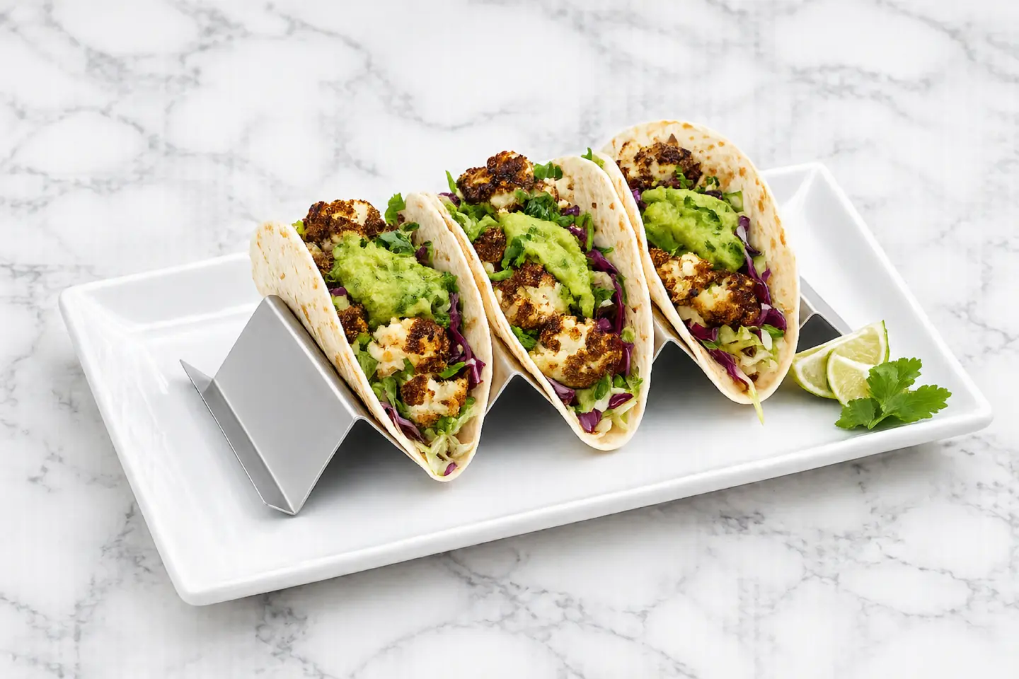 Cauliflower Tacos (Vegan Style)