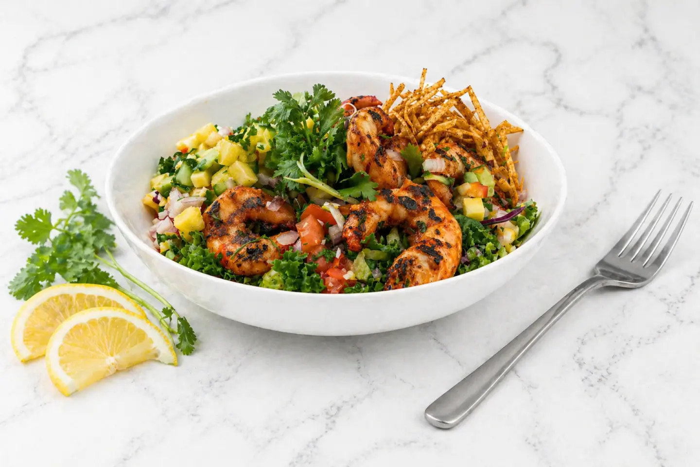 Picante Taco Shrimp Salad (Keto Style)