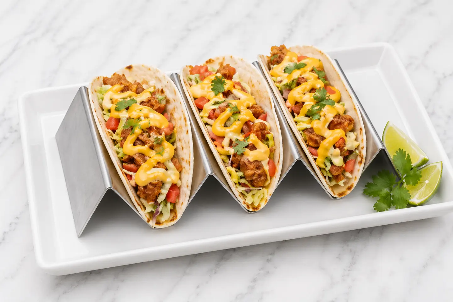 Fried Chicken Tacos