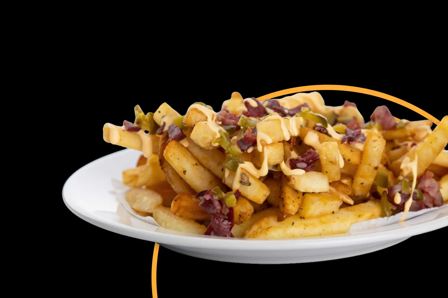 Beef Bacon And Cheese Jalapeno Fries