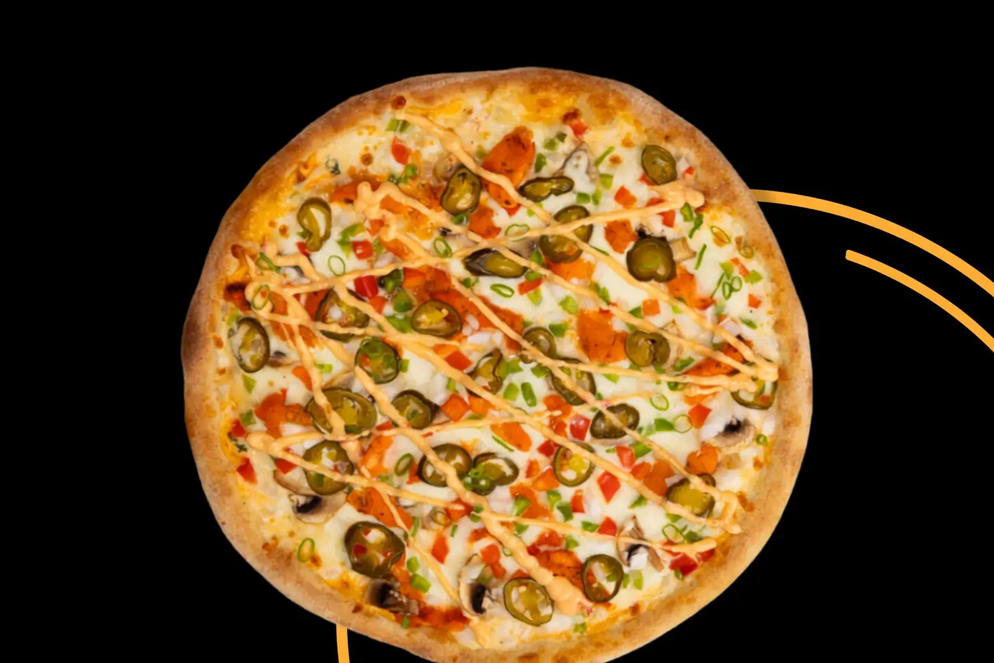 Chicken Tikka & Mushroom Pizza Large