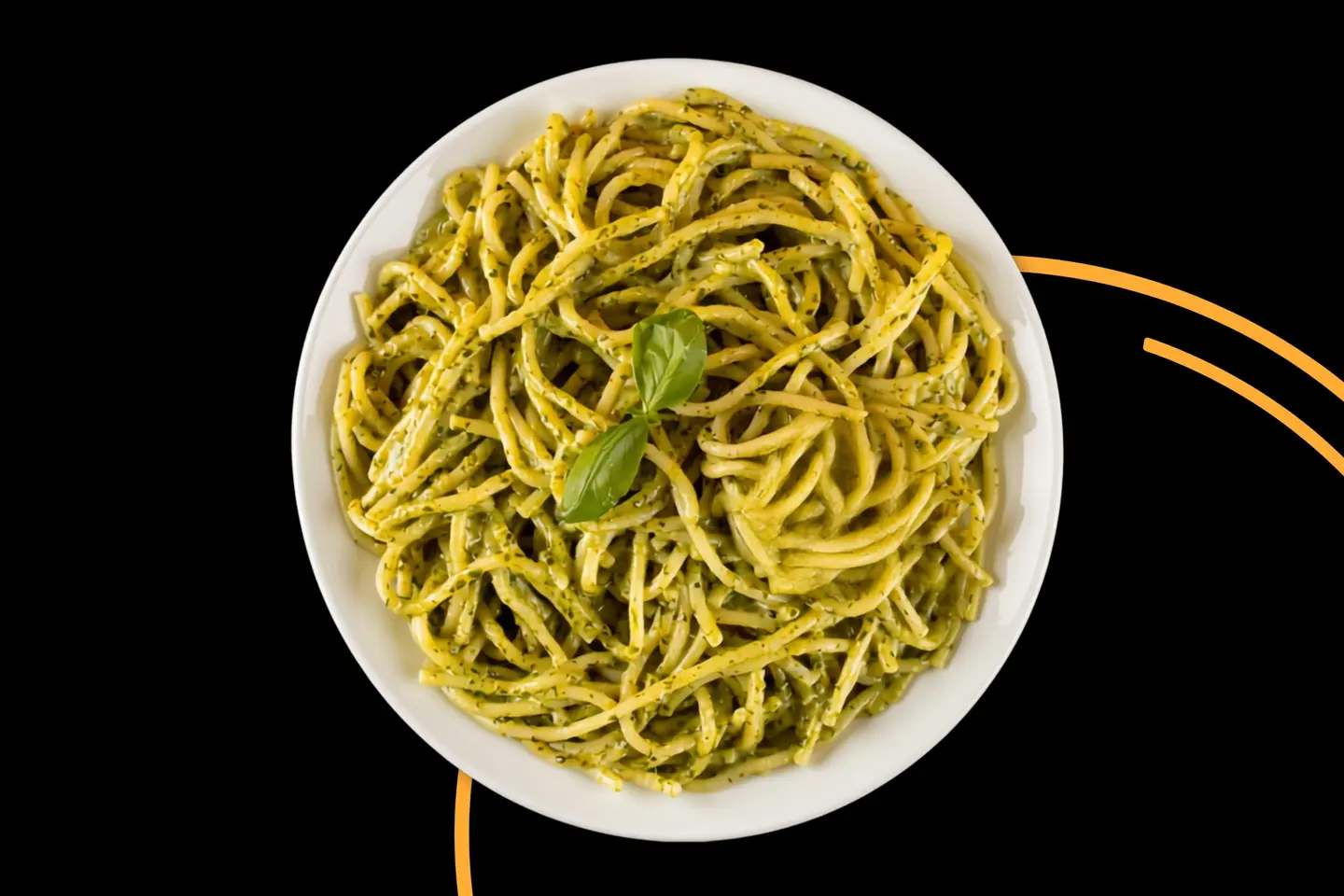 Creamy Pesto Spaghetti