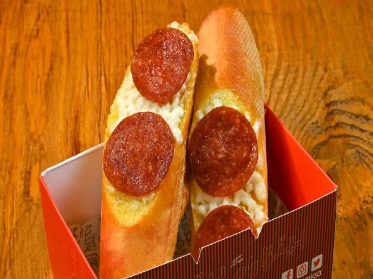 Garlic Bread With Pepperoni