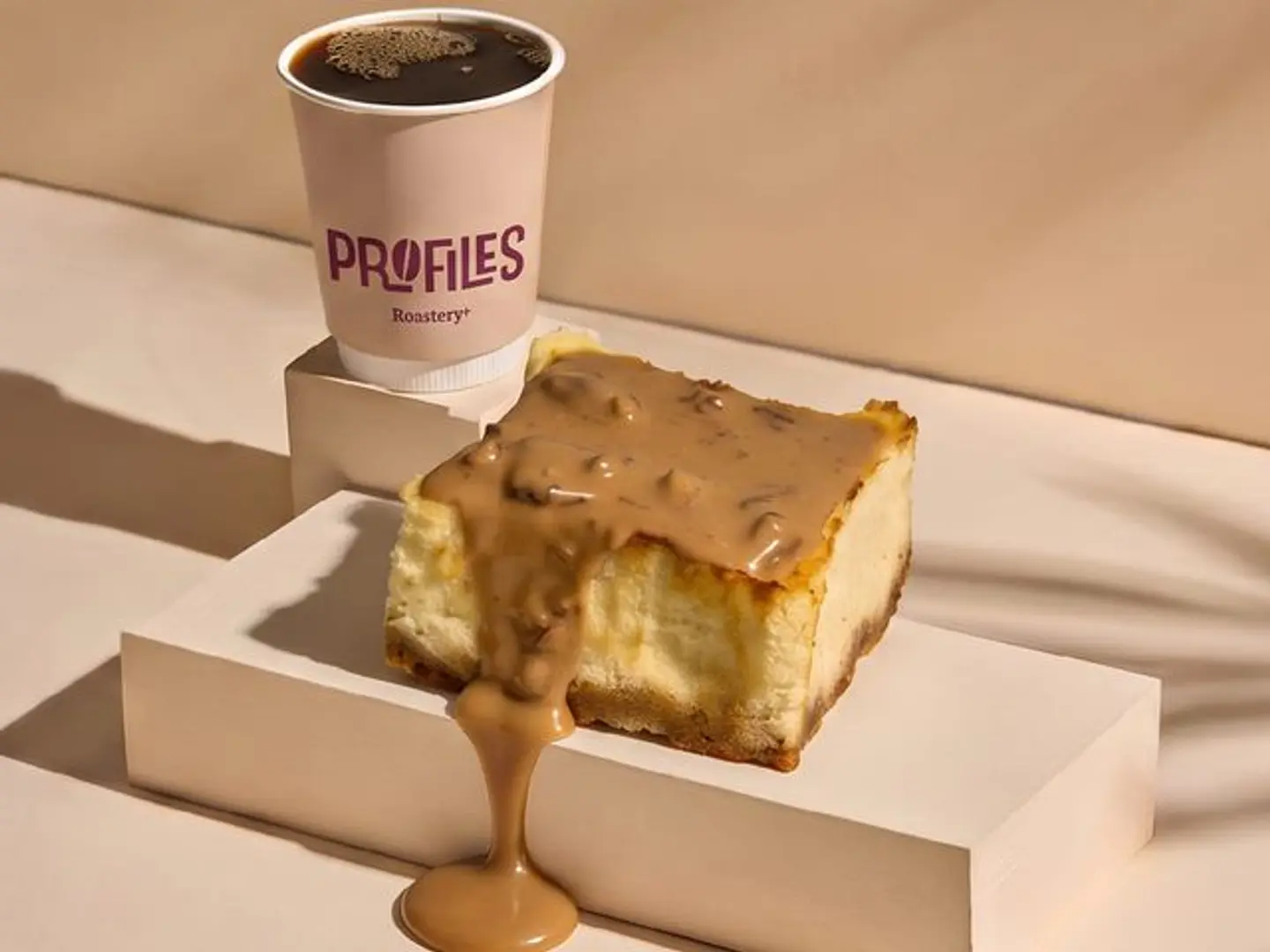 V60 With Madrid Cheesecake