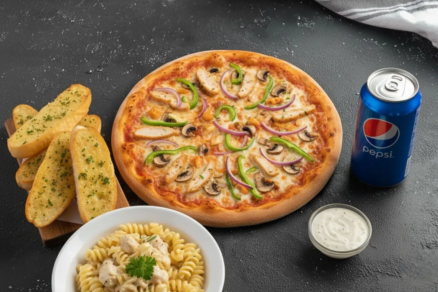 Pizza & Pasta Meal