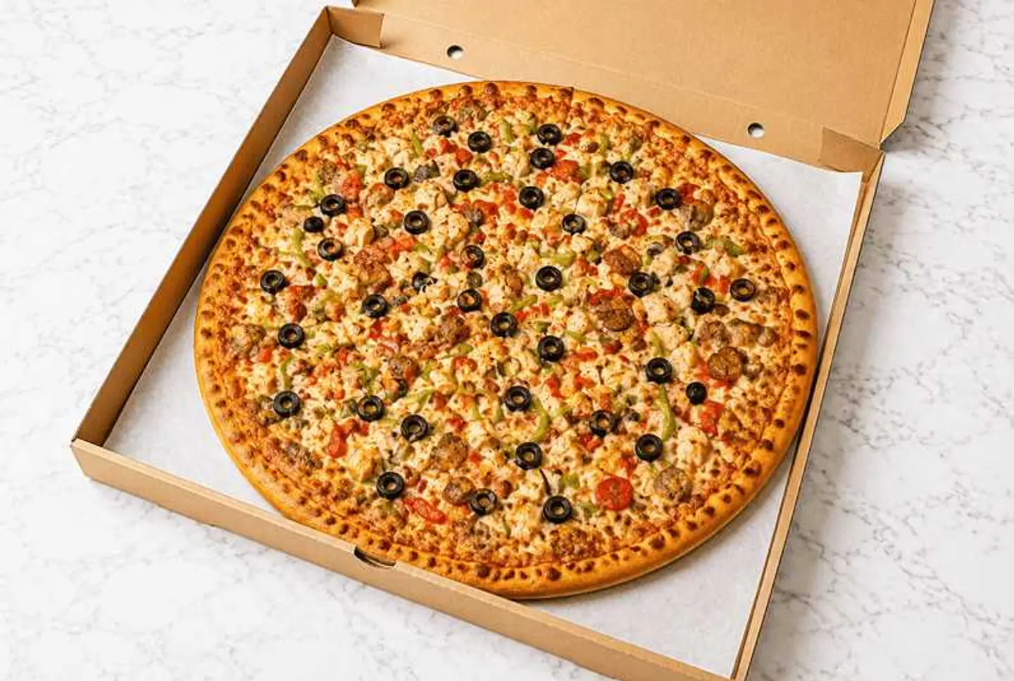 Meat Veggie Pizza L
