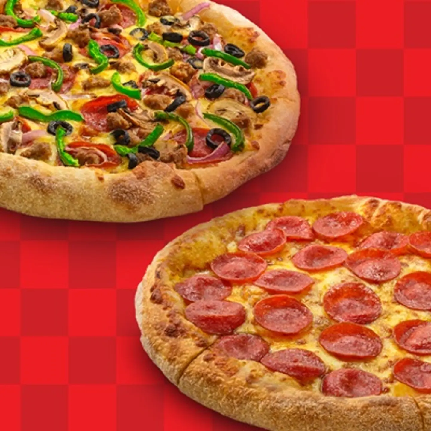 2 Large Pizzas