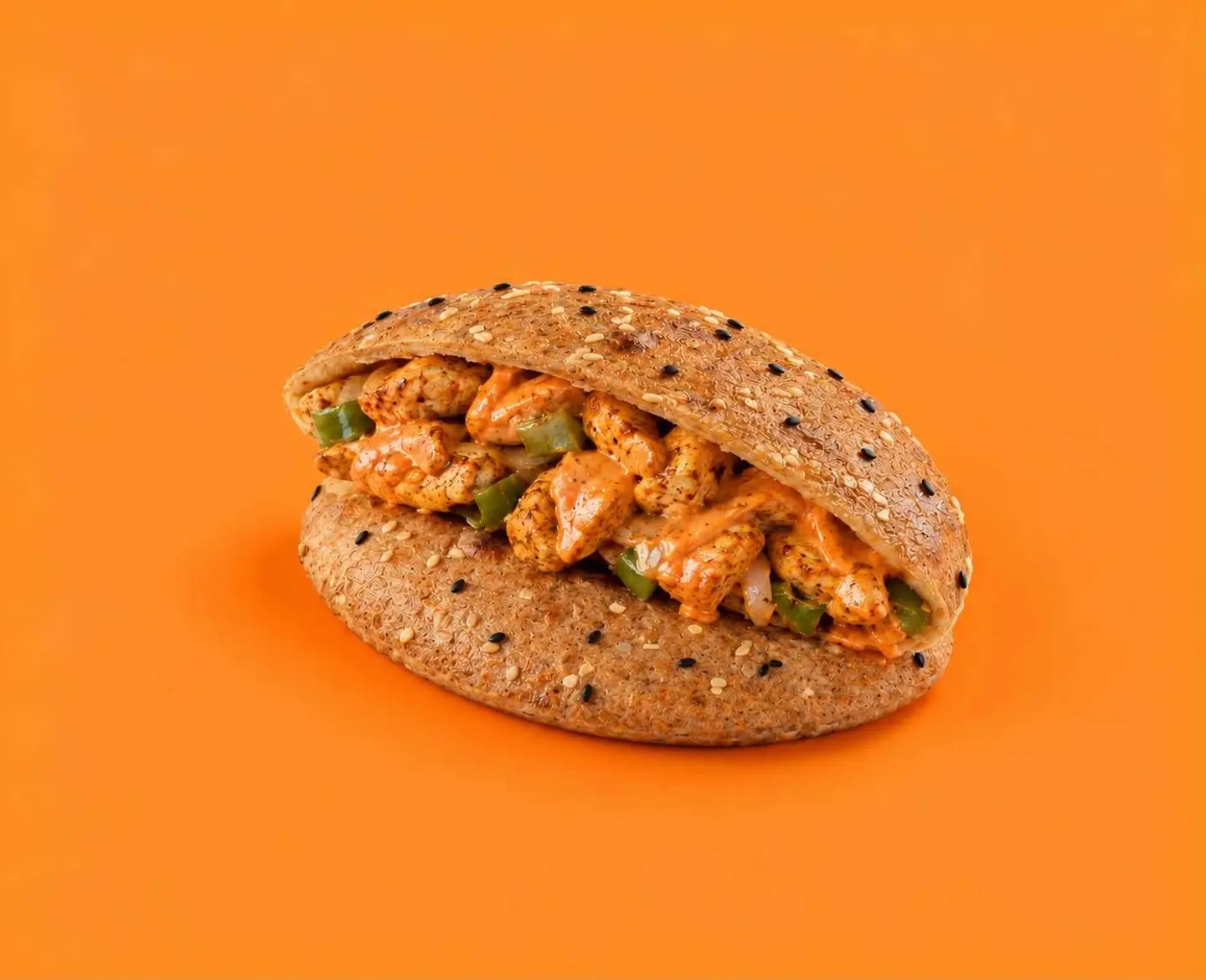 Whole Wheat Mexican Chicken Sandwich