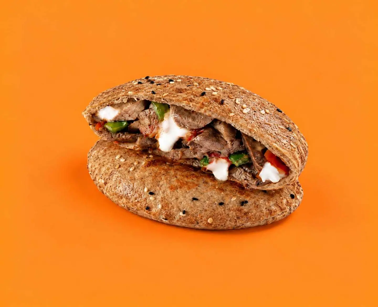 Whole Wheat Liver & Cheese Sandwich