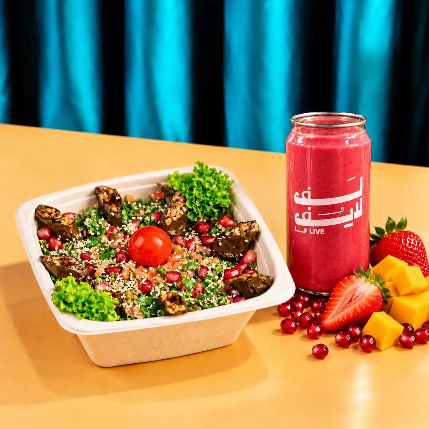 Salad With Juice